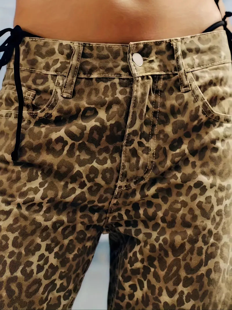 The Viral  Leopard Print Pants