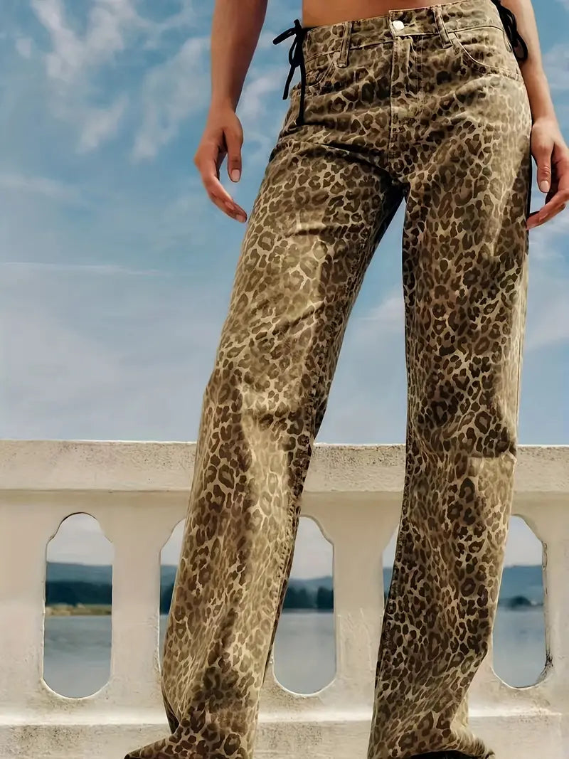 The Viral  Leopard Print Pants